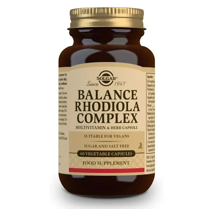 Solgar Balance Rhodiola Complex 60 Capsules