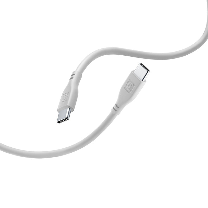 Cellularline Soft Cable - USB-C to USB-C cable 1.2 m (grey)