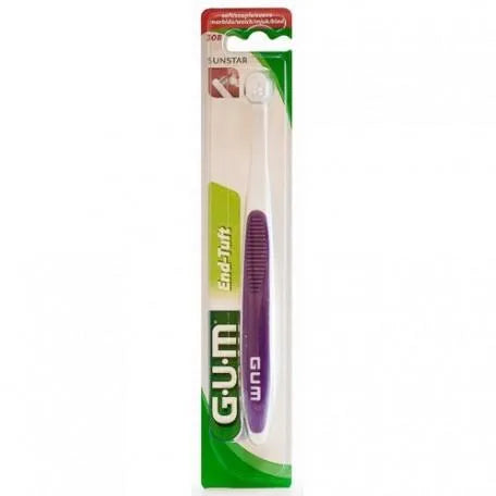 GUM End-Tuft Toothbrush, 308, 1 ct