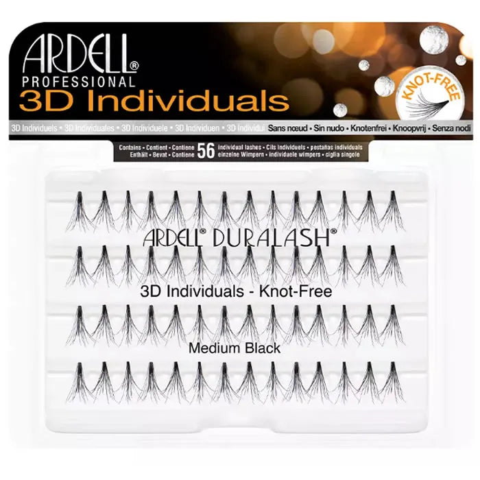 Ardell Individual 3D Faux Eyelashes Medium Black