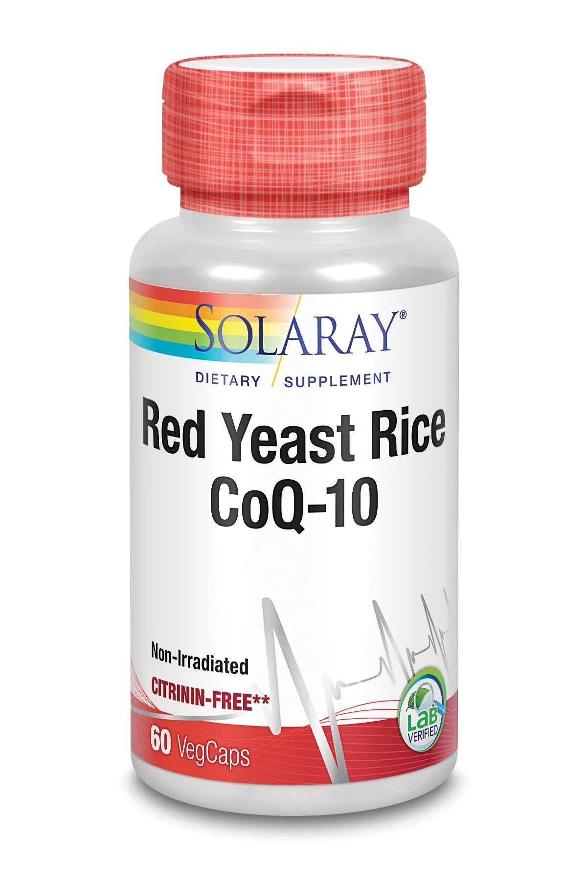 Solaray Red Yeast Rice Plus CoQ10 60 Vcaps