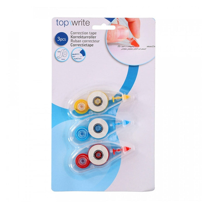 Topwrite - Correction tape 3 pcs