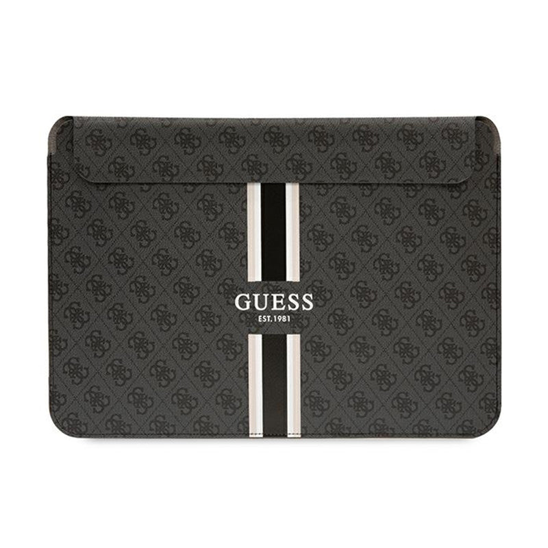 Guess 4G Printed Stripes Computer Sleeve - 14" laptop case (black)