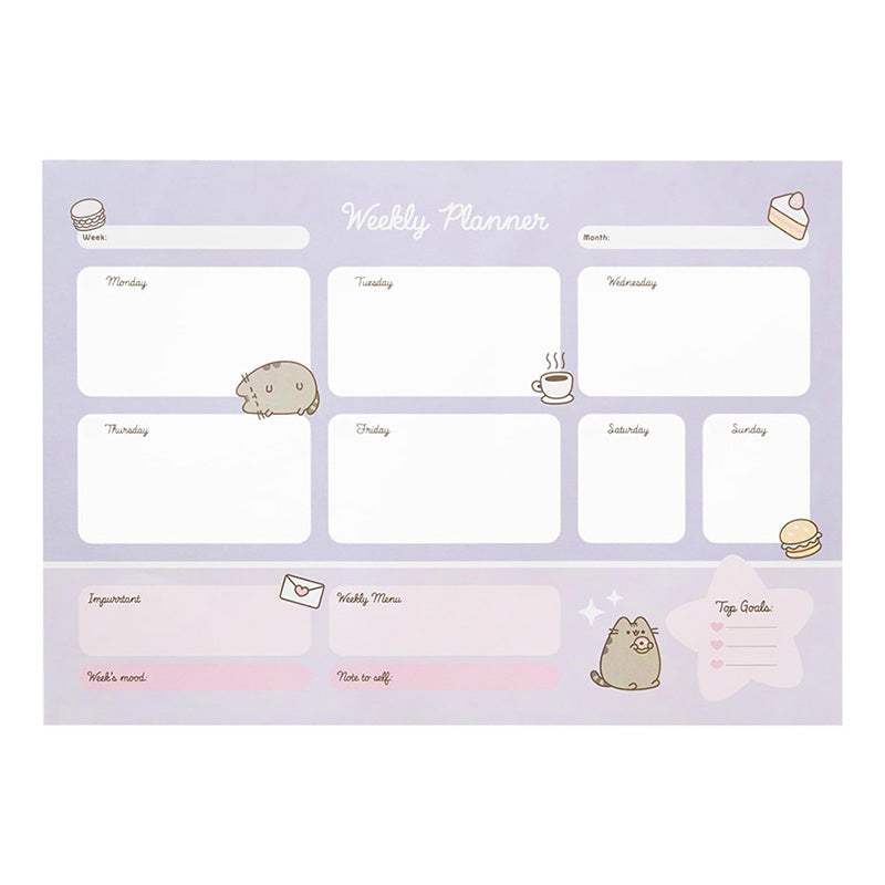 Pusheen - Weekly planner from the Moments collection, 54 A3 pages