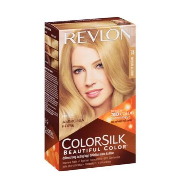 Revlon ColorSilk Ammonia-Free 74 Medium Blonde