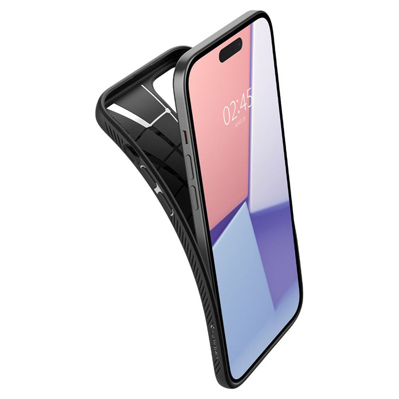 Spigen Liquid Air - case for iPhone 15 (matte black) (7)