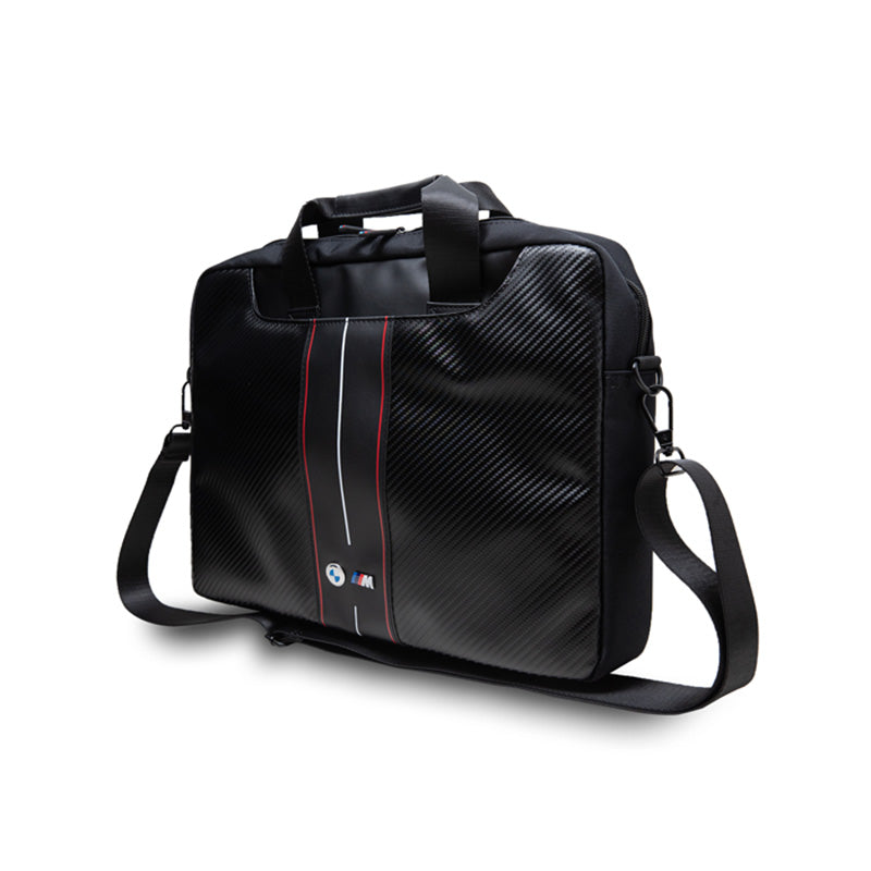 BMW Carbon Red Stripes - 16" laptop sleeve (black) (2)
