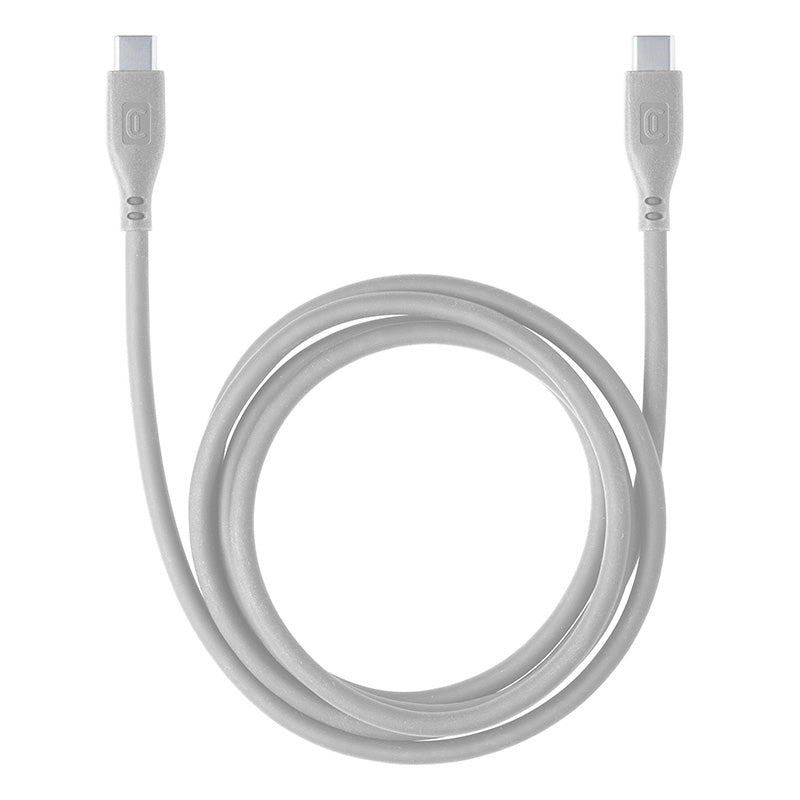 Cellularline Soft Cable - USB-C to USB-C cable 1.2 m (grey) (4)