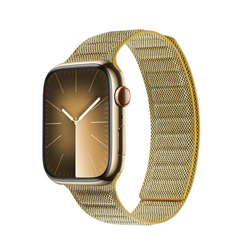 Crong Melange - Magnetic Strap for Apple Watch 38/40/41/42 mm (Yellow Melange)
