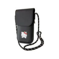 Hello Kitty Leather Daydreaming Cord - phone bag (black)