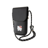 Hello Kitty Leather Daydreaming Cord - phone bag (black)
