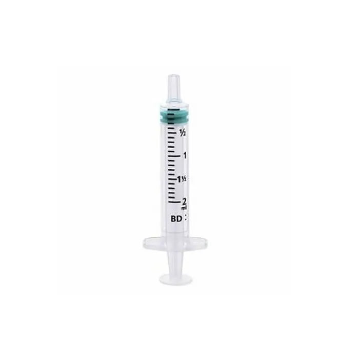 BD Plast syringe, 1/100 scale graduation