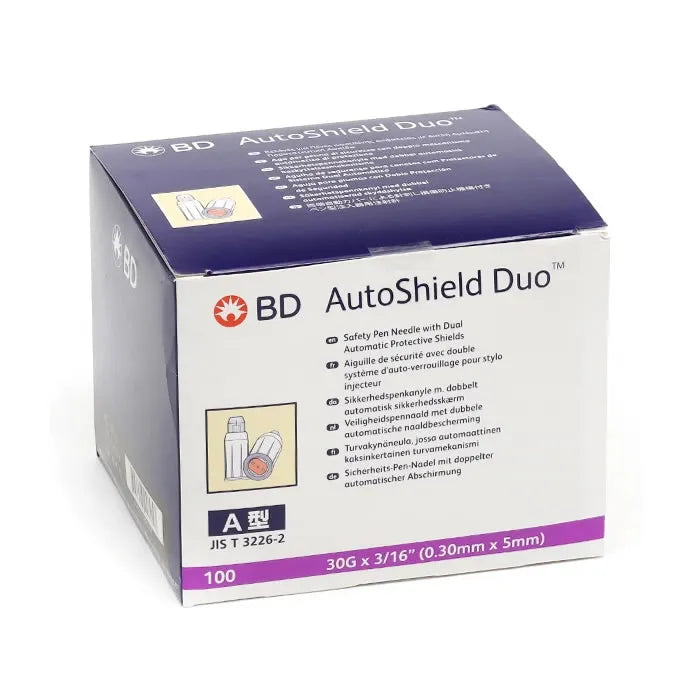 BD Insulin Pen Needle AutoShield Duo 0.3 x 5 100 count