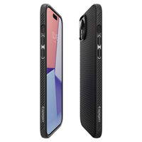 Spigen Liquid Air - case for iPhone 15 (matte black) (8)
