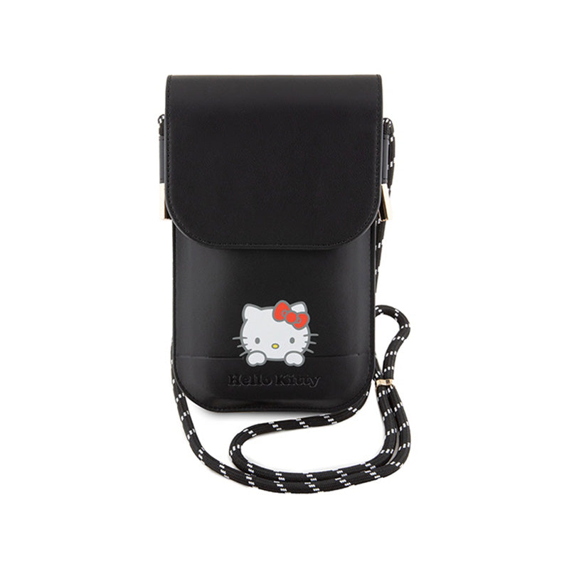 Hello Kitty Leather Daydreaming Cord - phone bag (black) (2)