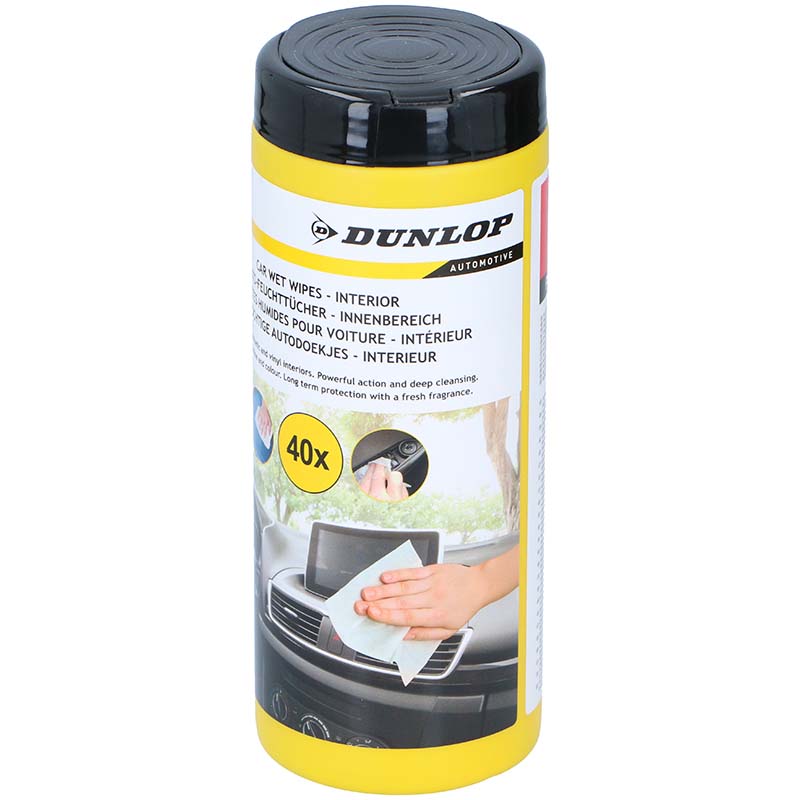 Dunlop - Cockpit cleaning wipes (40 pcs)