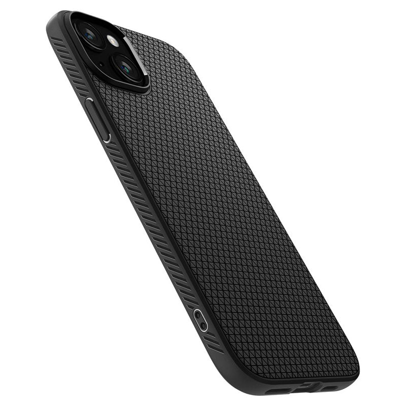 Spigen Liquid Air - case for iPhone 15 (matte black) (9)