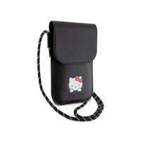 Hello Kitty Leather Daydreaming Cord - phone bag (black) (3)