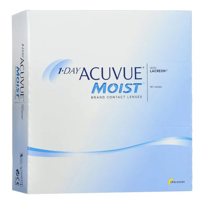 Acuvue Moist Contact Lenses 1-Day Replacement -4.00 BC/8.5 90 Units
