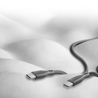 Cellularline Soft Cable - USB-C to USB-C cable 1.2 m (black) (2)
