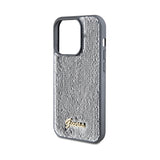Guess Sequin Script Metal - case for iPhone 14 Pro (silver) (6)