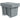 Pull-out waste bin, 2 x 20 L, removable containers, plastic, metal, grey