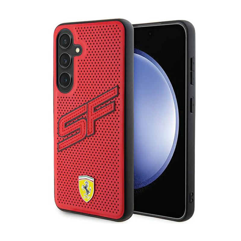 Ferrari Big SF Perforated - case for Samsung Galaxy S24 (red)