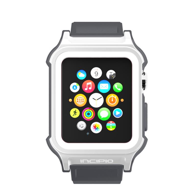 Incipio Octane Band - rugged strap for Apple Watch 38/40/41 mm (white/grey) (2)
