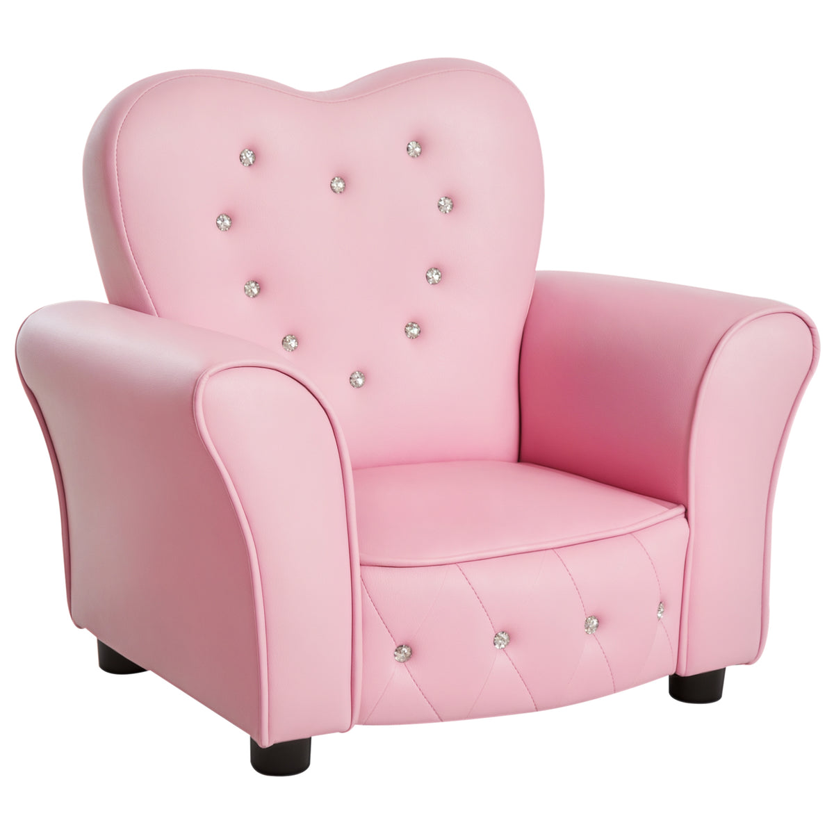 Children's armchair, armchair for children with solid wooden legs, foam children's sofa, children's chair for