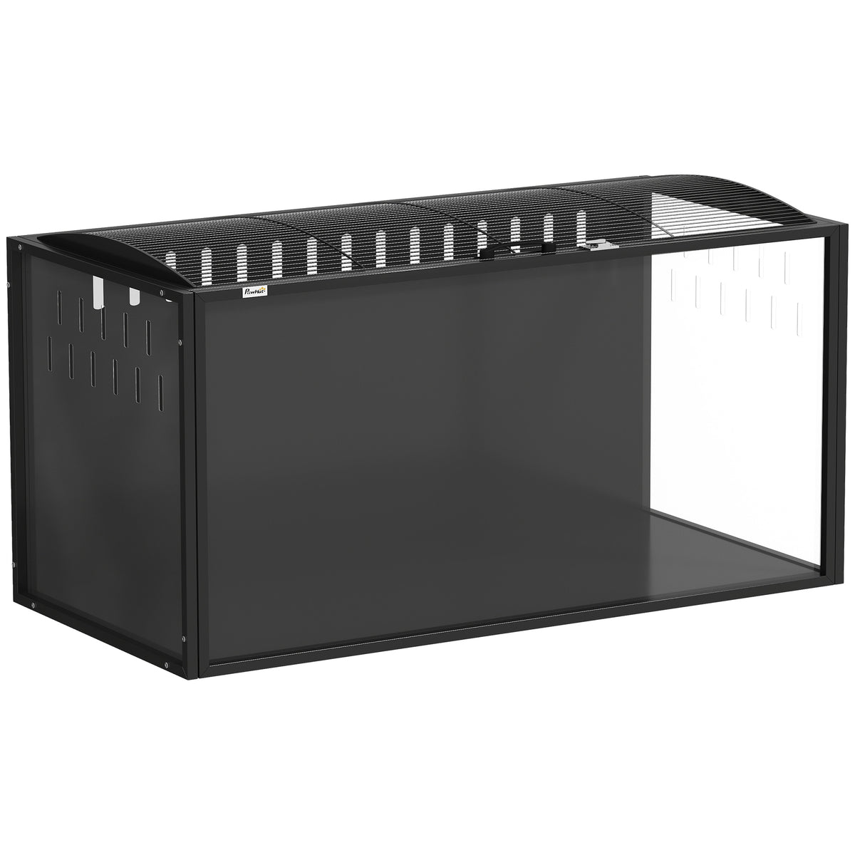 Large Hamster Cage 105 x 51 x 53 cm Steel Acrylic Rodent Cage with Hinged Arched Lid Deep Base Tray