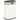5 L waste bin, can be placed freestanding or wall-mounted, stainless steel, cream white