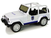 White Off-Road Police Car