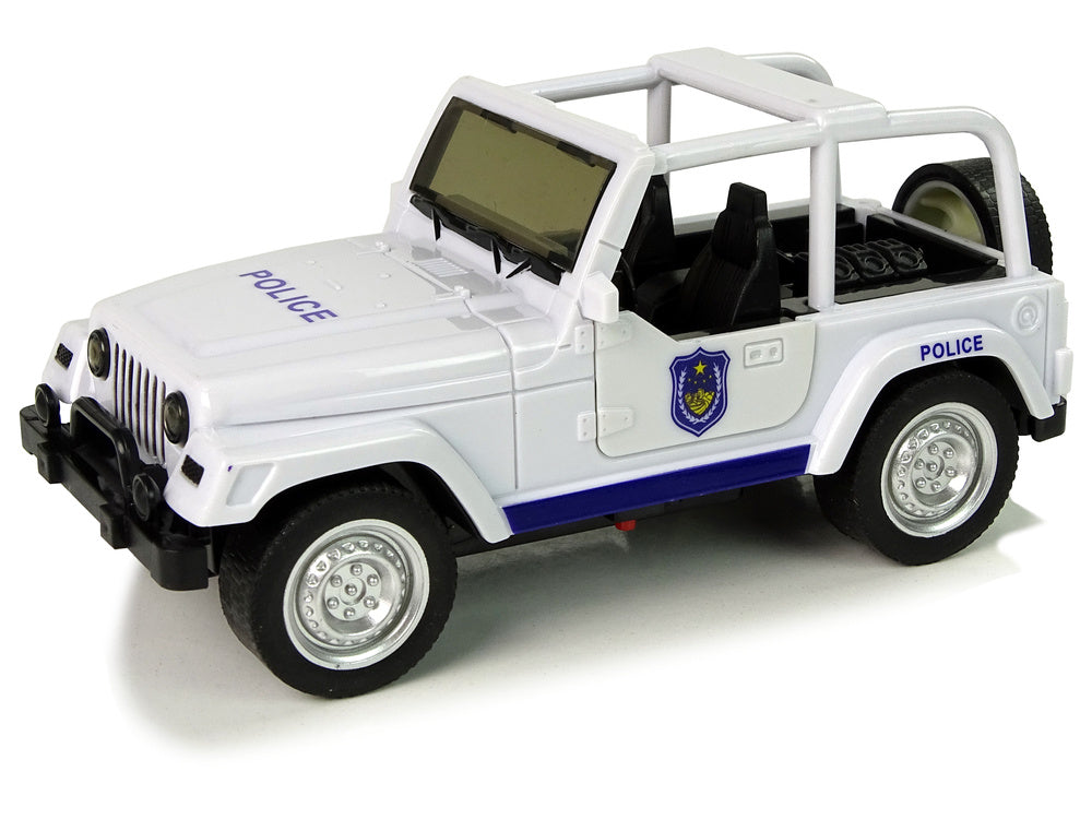 White Off-Road Police Car