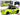 Sports car 1:18 green spare wheel pilot