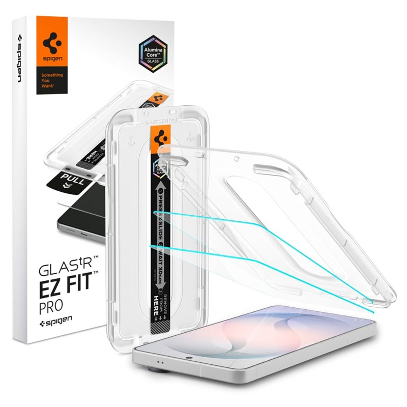 Spigen GLAS.tR EZ Fit Pro AC Anti-Reflection 2-Pack - Anti-reflective tempered glass for Samsung Galaxy S26 (2