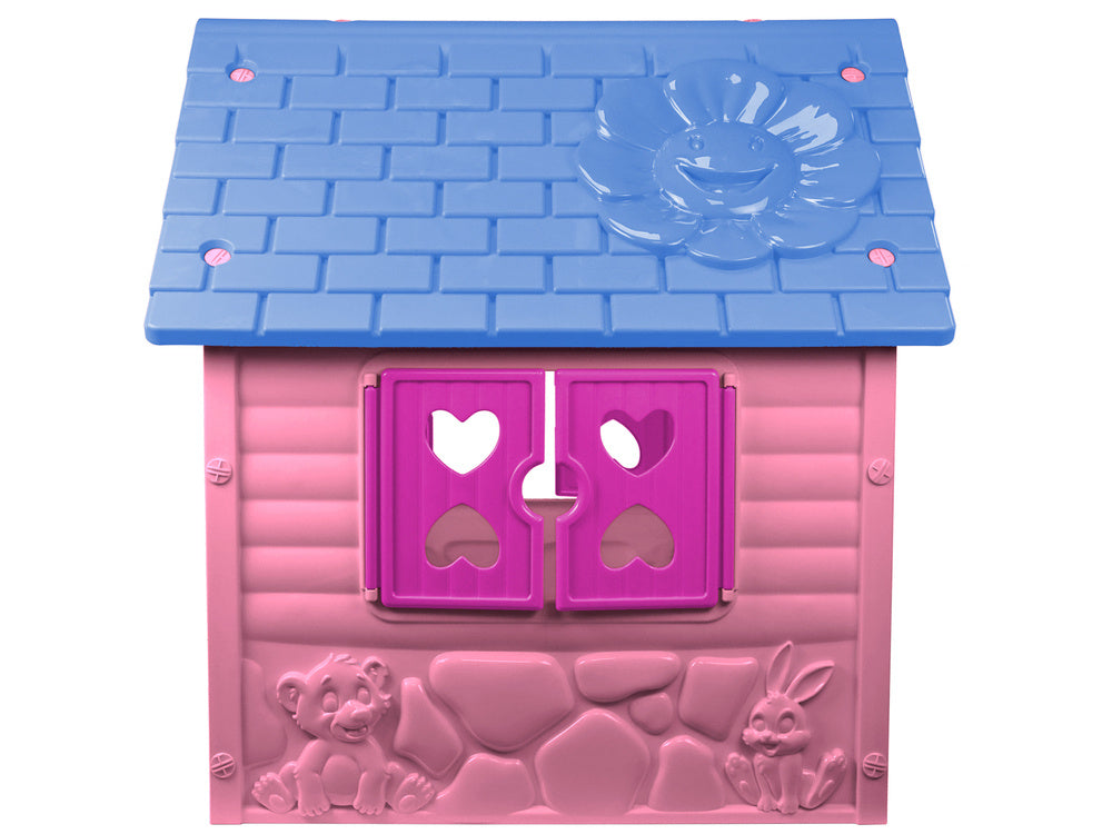 Garden playhouse for children 456 Pink (2)