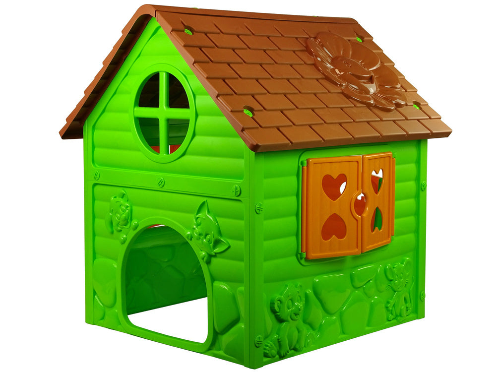 Children's garden playhouse 456 green (2)