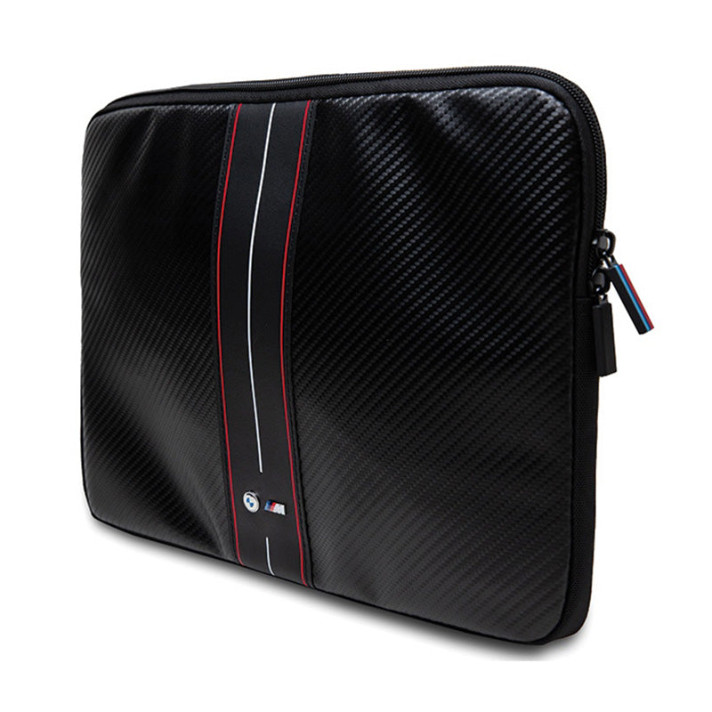 BMW Carbon Red Stripes Sleeve - sleeve for 15" / 16" laptop (black)