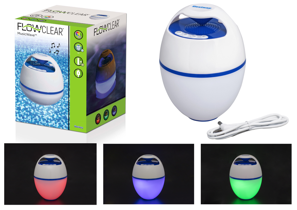 Bestway 58700 Floating LED Bluetooth Speaker