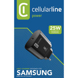 Cellularline - USB-C Super Fast Charger 25W (Designed for Samsung) (black) (4)