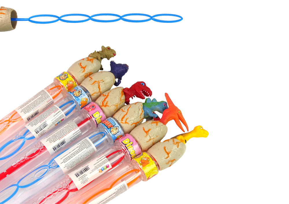 Bubble Blowing Dinosaur 34 cm Assorted Colors (3)