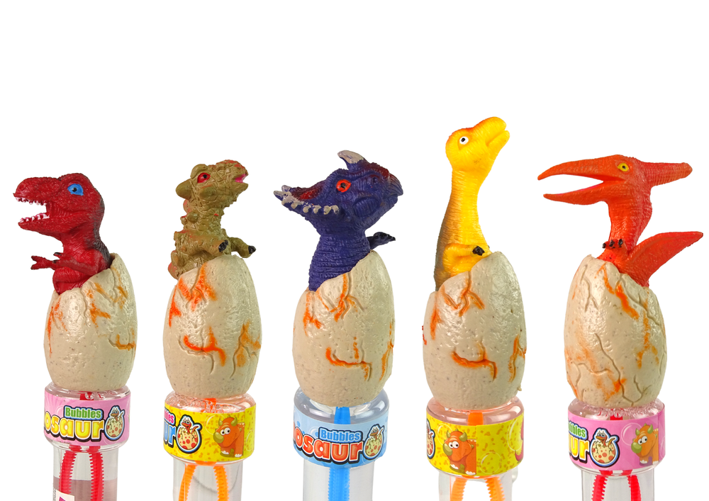 Bubble Blowing Dinosaur 34 cm Assorted Colors (2)