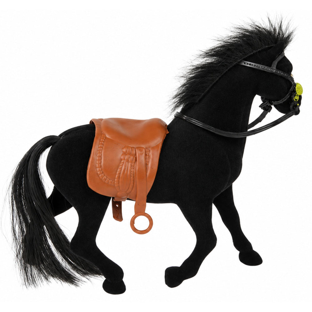 Velvet Horse Figurine Black (3)