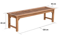 CLP HAVANA Warte-Bank 120X45X45