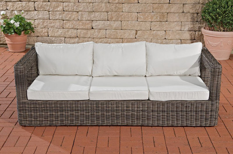 CLP 3er Sofa Honolulu Rundrattan – Produktabbildung 2