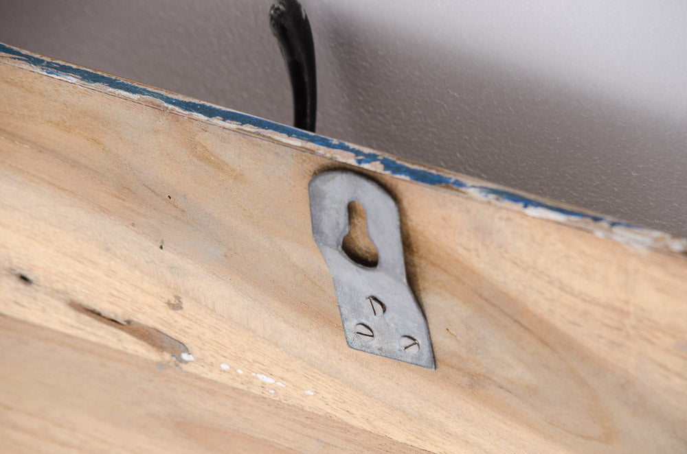 CLP Teakholz Wandgarderobe Flen – Produktabbildung 6