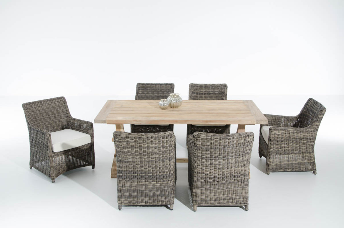 CLP Rustique TEAK Esstisch 180*100*78 – Produktabbildung 9