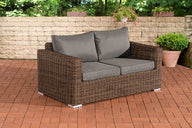 CLP 2er-Sofa Bilbao / Madeira Eisengrau