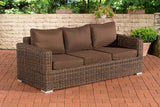 CLP 3er-Sofa Bilbao / Madeira Terrabraun