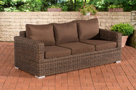 CLP 3er-Sofa Bilbao / Madeira Terrabraun